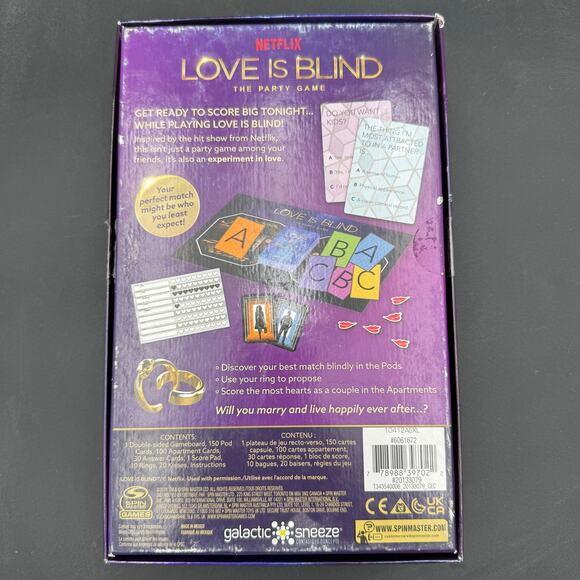 Love is Blind Party Game NIB - Picture 7 of 7